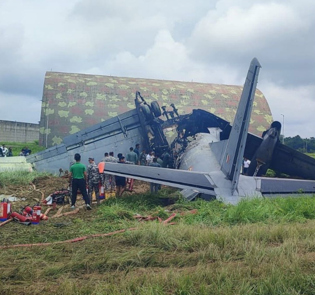 ভারতে সামরিক পরিবহন উড়োজাহাজ বিধ্বস্ত, নিহত ৫