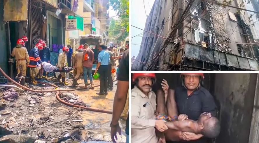 দিল্লির হোটেলে অগ্নিকাণ্ডে নিহত অন্তত ২১, অনেকেই বিদেশি 
