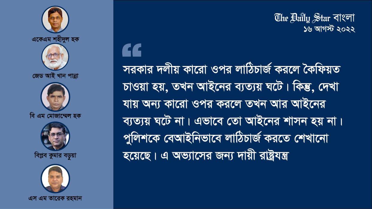 বরগুনায় ছাত্রলীগকে লাঠিপেটা: যে যেভাবে দেখছেন
