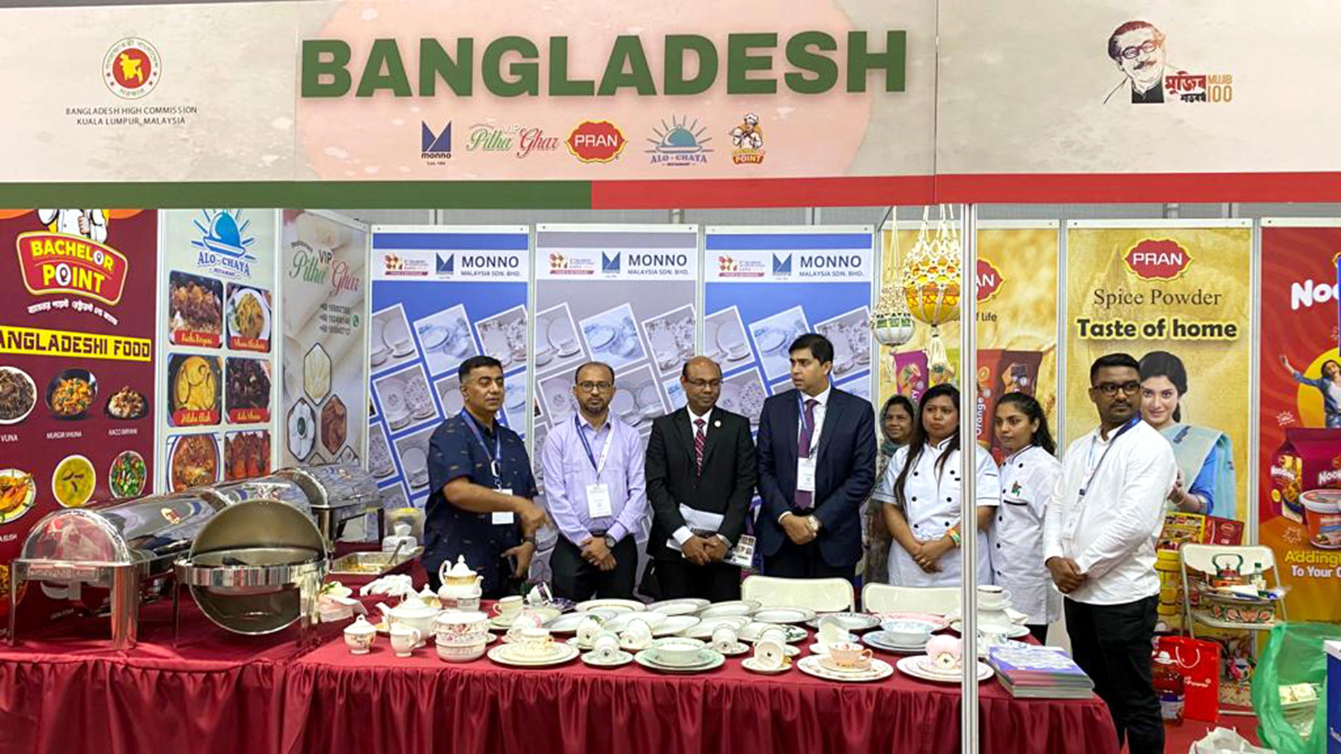 মালয়েশিয়ার আন্তর্জাতিক মেলায় বাংলাদেশি খাবার