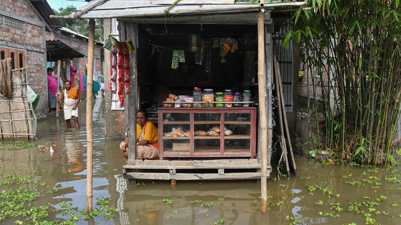 আসামের ১৫ জেলায় বন্যা, ৪ লাখ মানুষ পানিবন্দি