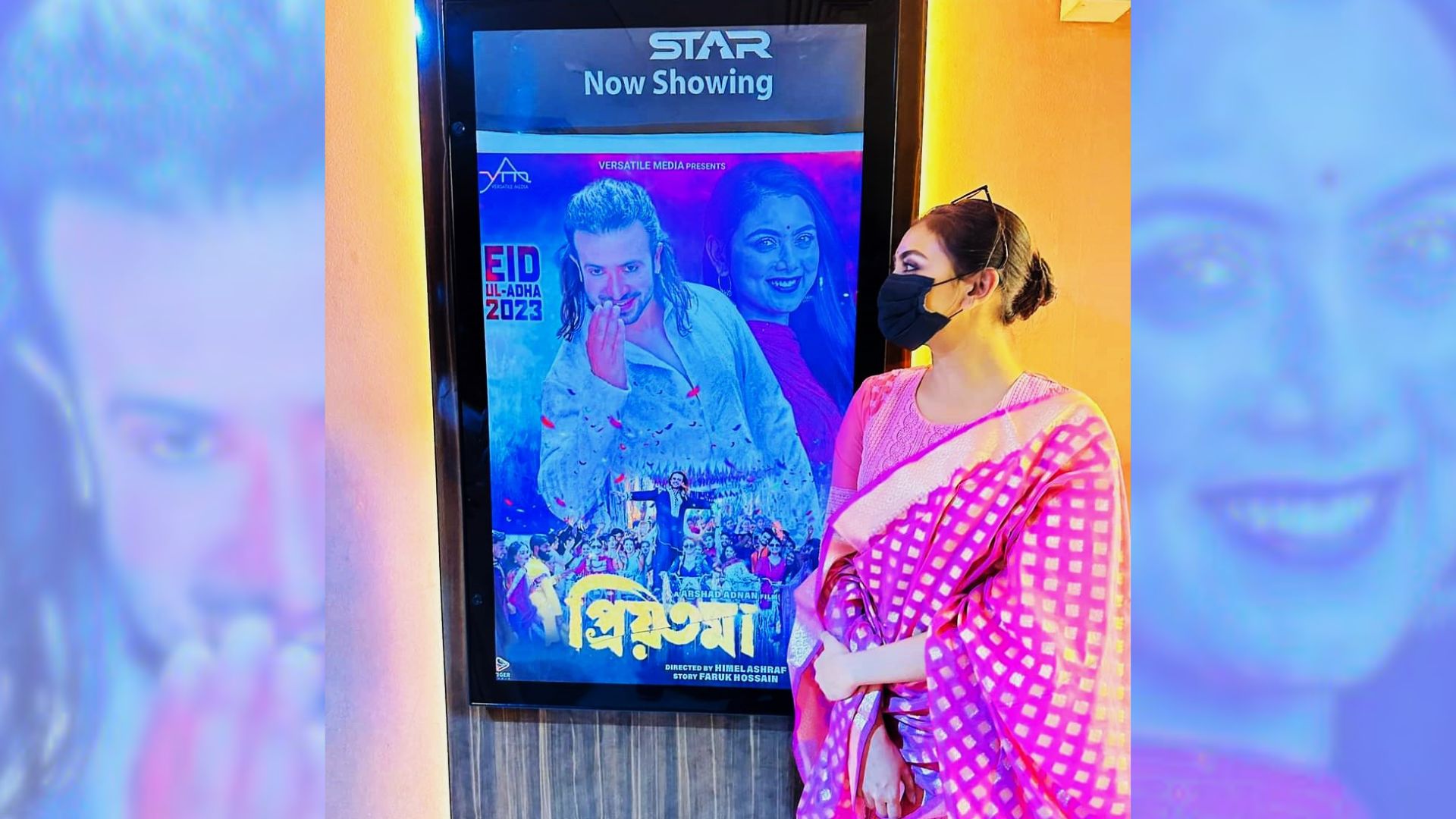 পরিবারসহ ঢাকায় এসে নিজের সিনেমা দেখলেন ইধিকা