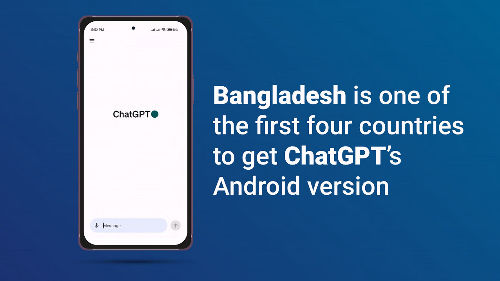বাংলাদেশসহ ৪ দেশে চ্যাটজিপির অ্যান্ড্রয়েড সংস্করণ