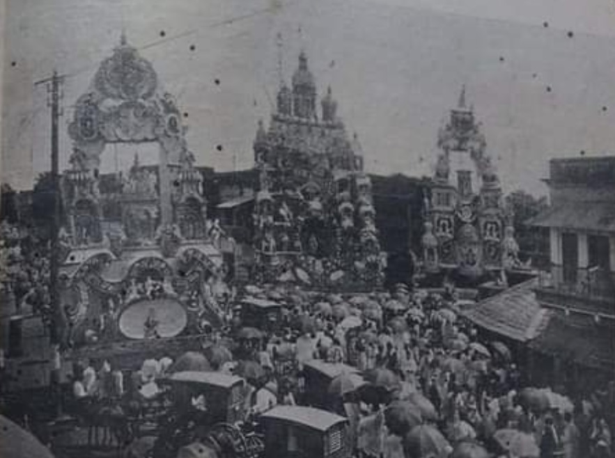 পুরান ঢাকার জন্মাষ্টমীর মিছিল