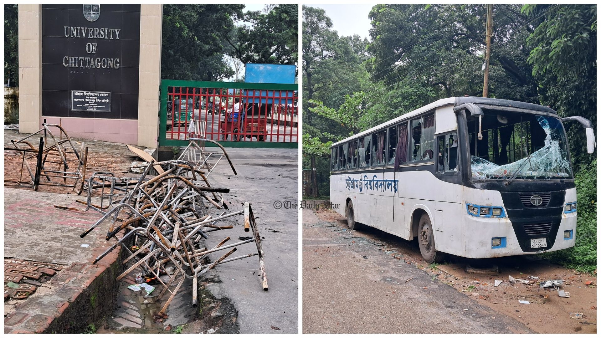 শাটল ট্রেনে আহত ৩ শিক্ষার্থী আইসিইউতে, ক্যাম্পাসে অতিরিক্ত পুলিশ মোতায়েন
