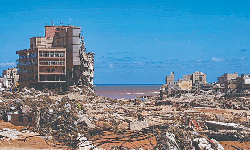 প্রত্যক্ষদর্শীর বর্ণনায় লিবিয়ার বন্যা
