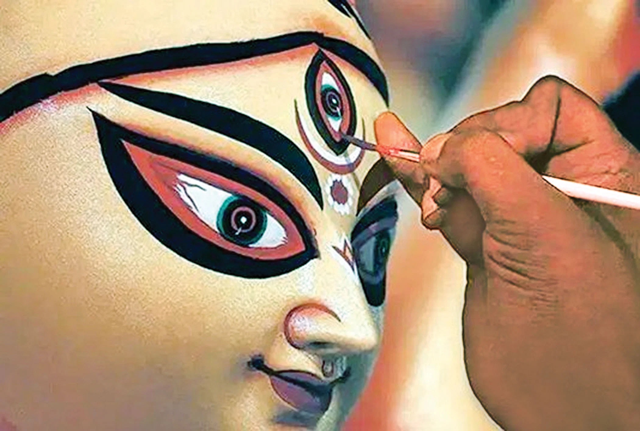 আজ মহালয়া, ঘোড়ায় চেপে মর্ত্যে দেবী দুর্গা
