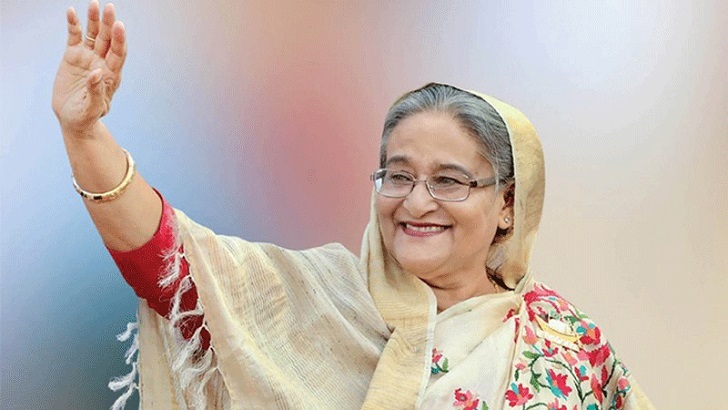 বরিশালে নির্বাচনী জনসভায় প্রধানমন্ত্রী শেখ হাসিনা