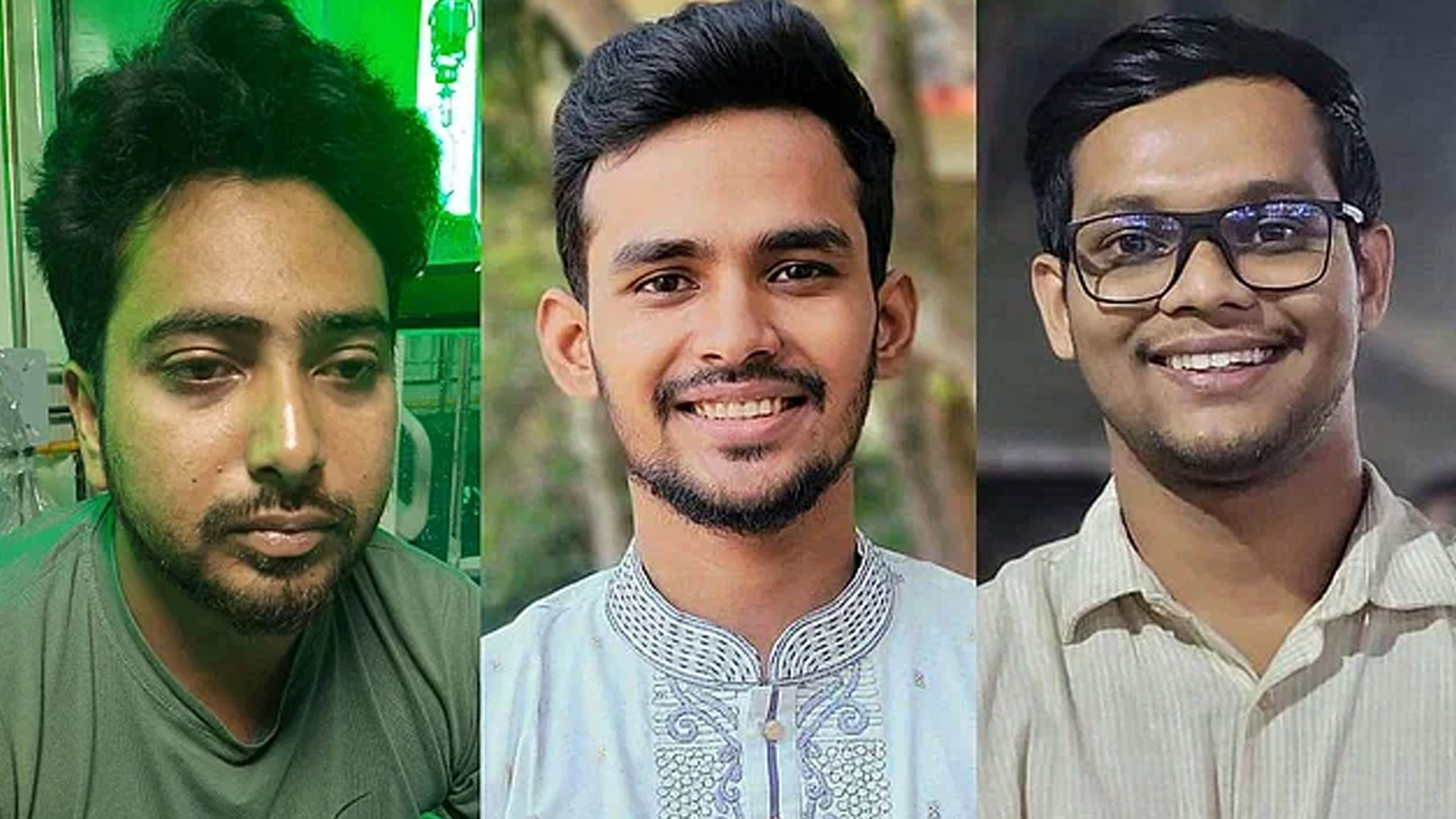 নিরাপত্তা ও জিজ্ঞাসাবাদের জন্য নাহিদসহ ৩ সমন্বয়ককে হেফাজতে: ডিবি