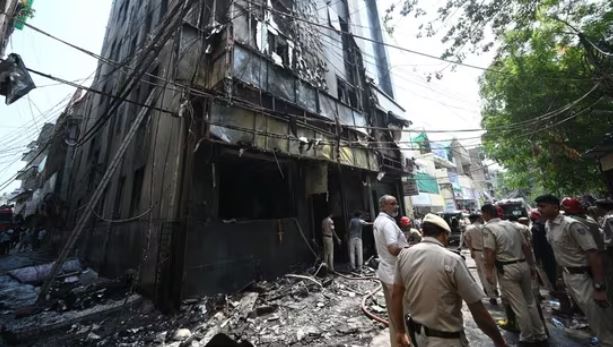 ফ্লারিশ স্টে নামের বিএনবি ধরনের হোটেলে আগুনের সূত্রপাত হয়। ছবি: সংগৃহীত