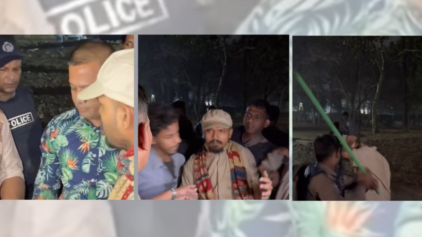 Police beating at Sohrawardi Udyan