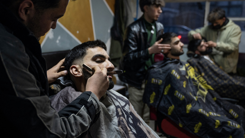 Afghan barber/AFP