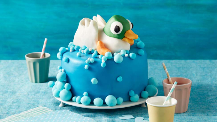 SarahandDuckBubbleBirthdayCake