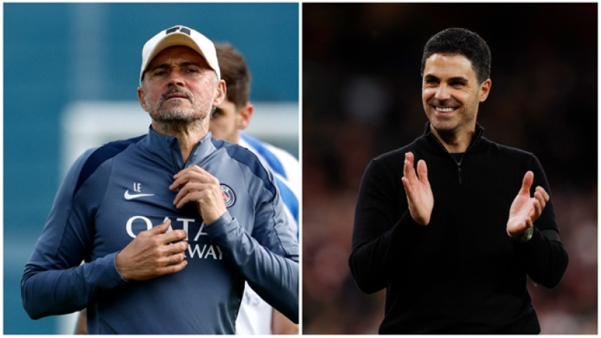 luis enrique and mikel arteta