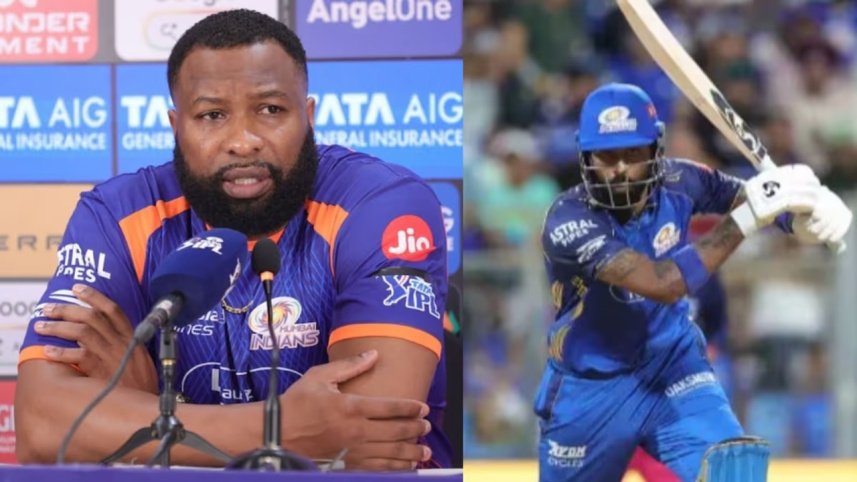 Kiron Pollard and Hardik Pandya 