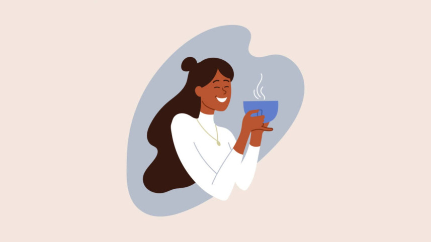 Drinking Coffee