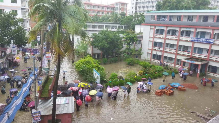 কুমিল্লায় জলাবদ্ধতা