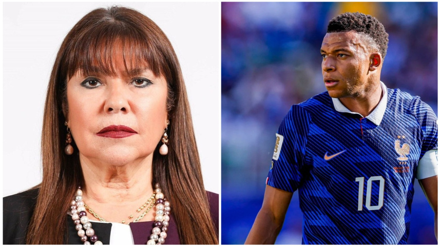 Kylian Mbappe & Paraguayan senator,
