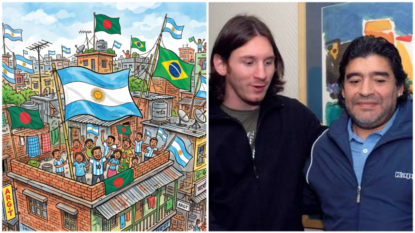 messi and maradona