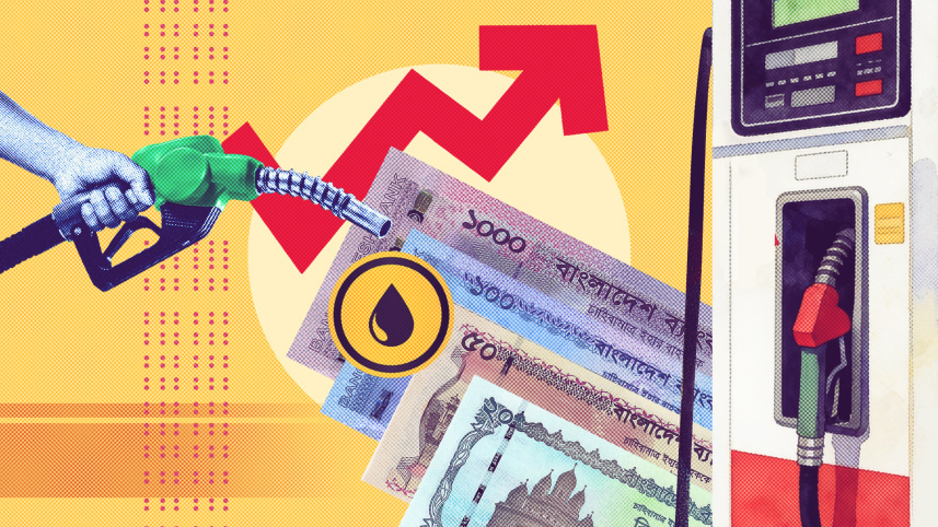 Fuel price hike illustration