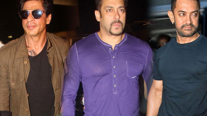 Shahrukh Khan, Aamir Khan and Salman-Khan