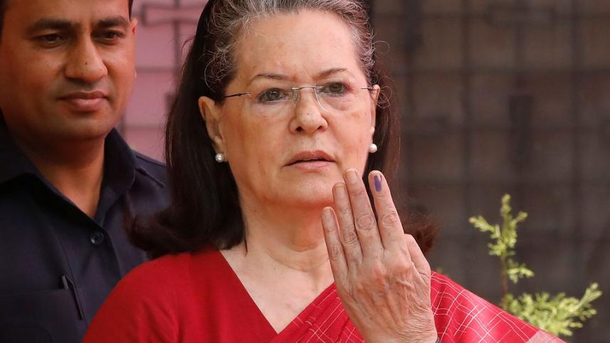 কংগ্রেসের বর্তমান সভাপতি সোনিয়া গান্ধী। ফাইল ছবি: রয়টার্স