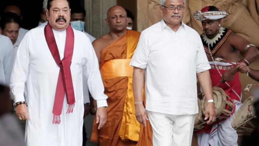 কানাডা শ্রীলংকার ৪ শীর্ষ কর্মকর্তার বিরুদ্ধে বিধিনিষেধ আরোপ করেছে, যাদের মধ্যে আছেন সাবেক প্রেসিডেন্ট মাহিন্দা ও গোতাবায়া রাজাপাকসে। ফাইল ছবি: রয়টার্স