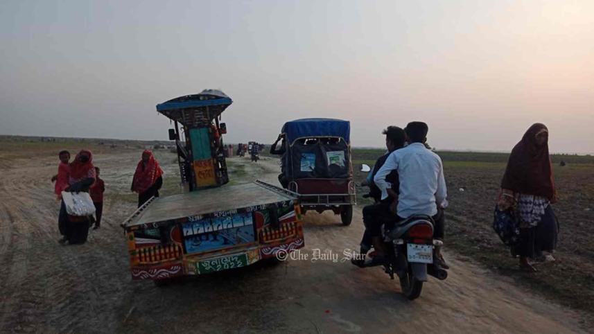 শুষ্ক মৌসুমে পদ্মা