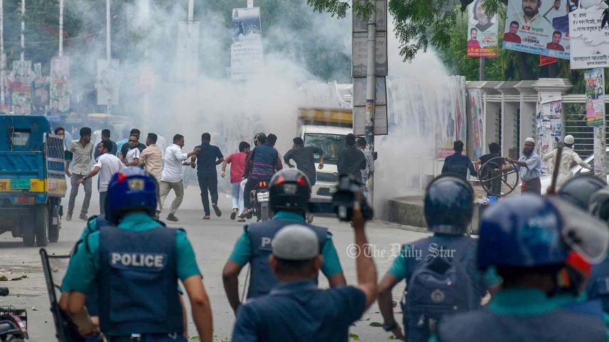 বিএনপি পুলিশ সংঘর্ষ