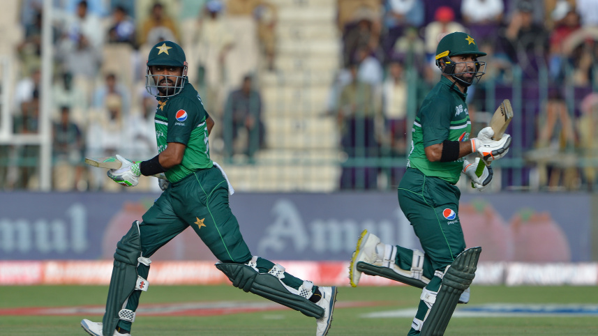 Babar Azam and Iftikhar Ahmed