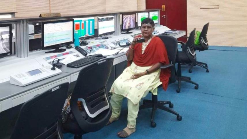ইসরোর কার্যালয়ে এন বালারনাথি। ছবি: এক্স (টুইটার) 