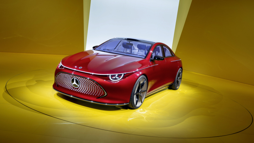 মার্সিডিজ বেঞ্জ কনসেপ্ট সিএলএ। ছবি: মার্সিডিজ 