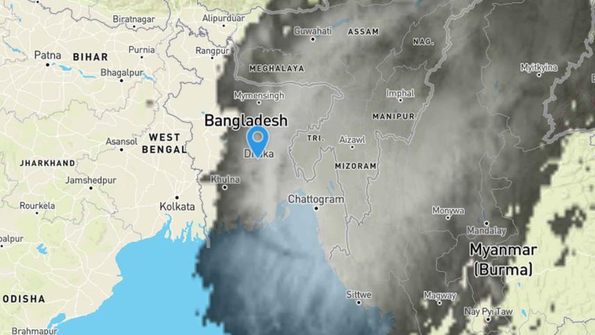 দুর্বল হয়ে স্থল নিম্নচাপে পরিণত হয়েছে হামুন