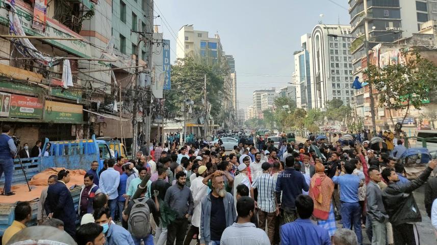 নয়াপল্টনে বিএনপির বিজয় দিবসের শোভাযাত্রা