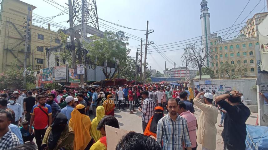 শ্রমিক বিক্ষোভ