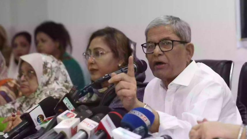 দ্রব্যমূল্যে মানুষ দিশেহারা, খাবার জোগাড় করাও অসম্ভব হয়ে পড়ছে: ফখরুল