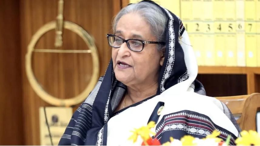 মিরপুর-১০ মেট্রোরেল স্টেশনে প্রধানমন্ত্রী