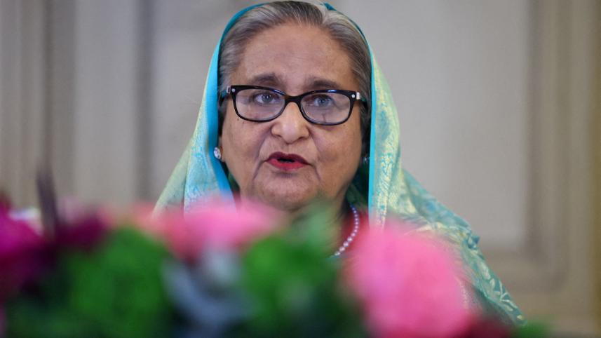 মিউনিখ নিরাপত্তা সম্মেলনে শেখ হাসিনা। ফাইল ছবি: রয়টার্স