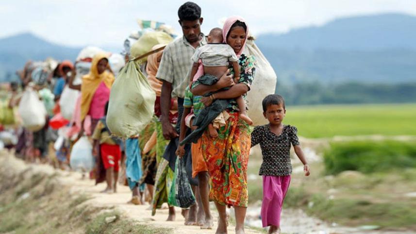 বাংলাদেশে আশ্রয় নেওয়া রোহিঙ্গা জনগোষ্ঠী। ফাইল ছবি: সংগৃহীত
