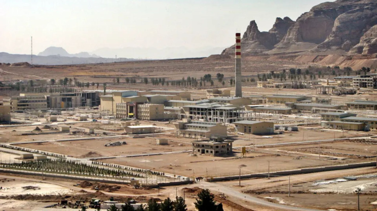 A uranium processing site in Isfahan, which hosts Iran’s nuclear laboratory, seen in 2005.