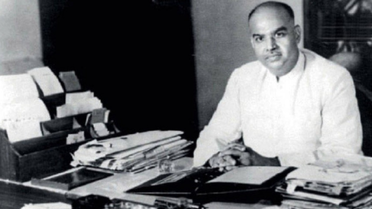 বিজেপির পূর্বসূরি দল ভারতীয় জনসংঘের প্রতিষ্ঠাতা ড. শ্যামাপ্রসাদ মুখোপাধ্যায়। ছবি: সংগৃহীত