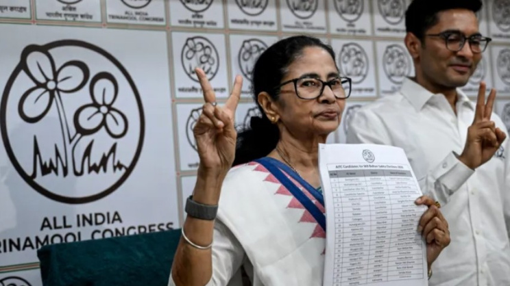 তৃণমূল কংগ্রেসের নেতা মমতা বন্দ্যোপাধ্যায়। ছবি: স্টেটসম্যান