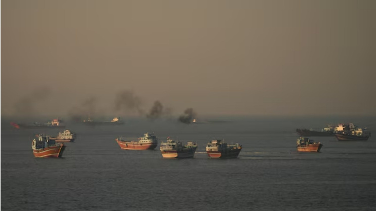 হরমুজ প্রণালি। ছবি: রয়টার্স