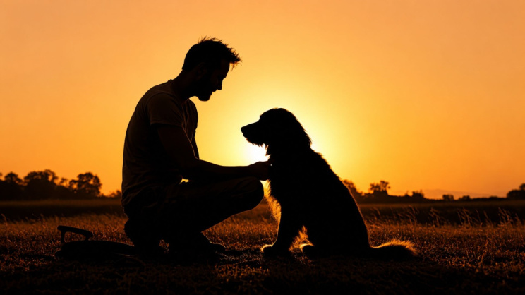 Man with Dog