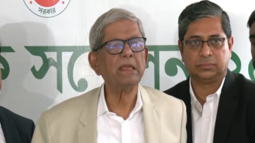 বক্তব্য দিচ্ছেন স্থানীয় সরকারমন্ত্রী মির্জা ফখরুল ইসলাম আলমগীর। ছবি: ভিডিও থেকে নেওয়া   