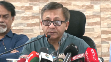 বক্তব্য দিচ্ছেন বাণিজ্যমন্ত্রী খন্দকার আব্দুল মুক্তাদির। ছবি: ভিডিও থেকে নেওয়া