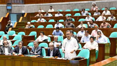 সংসদে প্রধানমন্ত্রী তারেক রহমান। ছবি: প্রধানমন্ত্রীর কার্যালয়