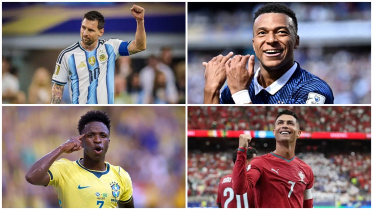 Messi, mbappe, vini, ronaldo 