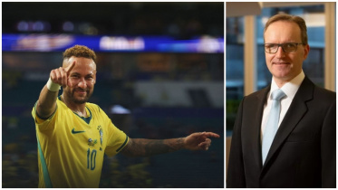 Neymar and Ancelotti 