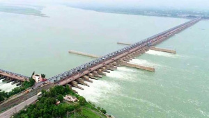 ফারাক্কা বাঁধ। ছবি: সংগৃহীত